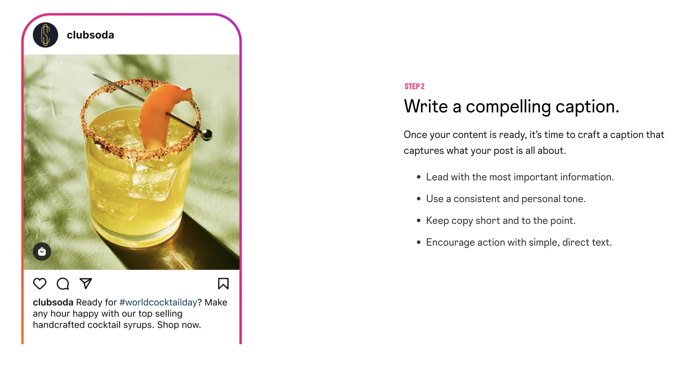 How to write Instagram content