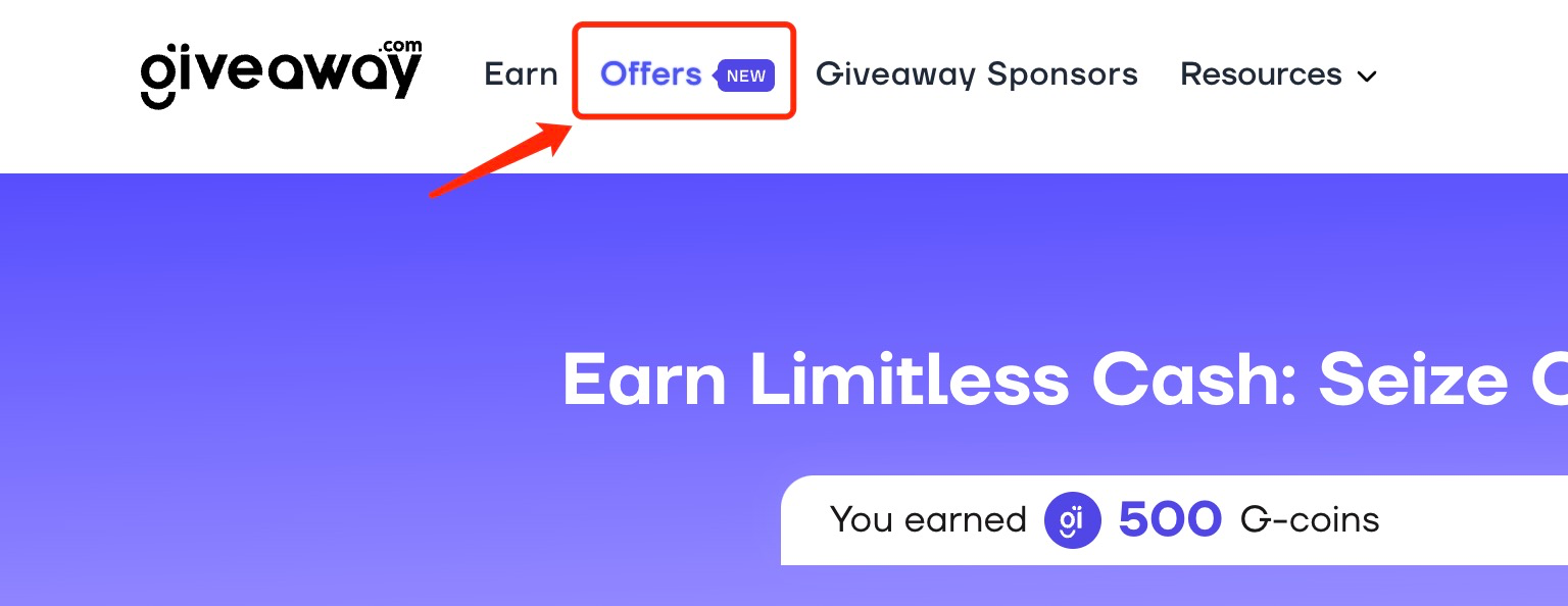 Giveaway.com to further boost your earnings